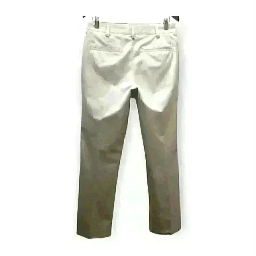 Adidas Beige Golf Pants  Stretch Flat Front Athleisure Active Wear - Picture 2 of 8